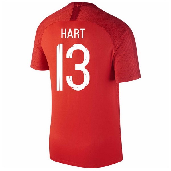 Camiseta Inglaterra 2ª Hart 13 2018 Rojo